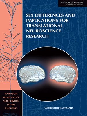 cover image of Sex Differences and Implications for Translational Neuroscience Research